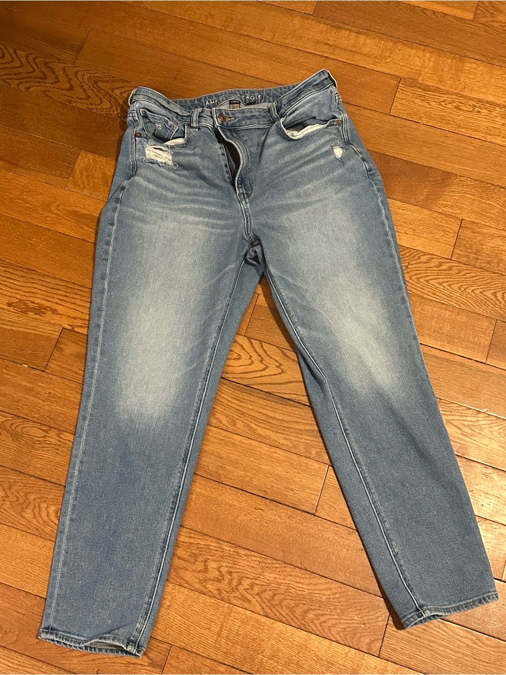 American Eagle Outfitters Light Blue Mom Jeans
